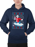 Officially Licensed ICEE Snowy Frosty Vibes - Holiday Bear Graphic Men's Hoodie