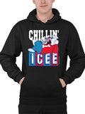 Officially Licensed ICEE Relaxed Chill Mode - Bear Fun Graphic Men's Hoodie