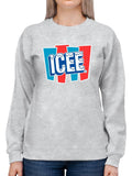 Officially Licensed ICEE Frosty Refresh Retro Graphic Women's Sweatshirt