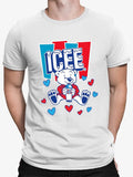 Officially Licensed ICEE Polar-Bear Love - Adorable Cool Heart Graphic Men's T-shirt