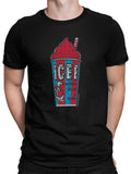 Officially Licensed ICEE Classic Cup - Retro 'Coldest Drink In Town' Graphic Men's T-shirt