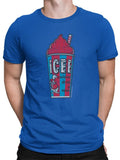 Officially Licensed ICEE Classic Cup - Retro 'Coldest Drink In Town' Graphic Men's T-shirt