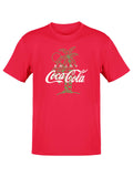 Officially Licensed Coca-Cola Enjoy Tropical Palm Tree Graphic Tee Women's T-shirt