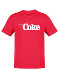 Officially Licensed Coca-Cola Enjoy Coke Minimalist Classic Logo Graphic Women's T-shirt