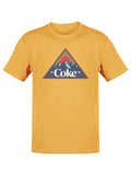 Officially Licensed Coca-Cola Retro Coke Mountain Adventure Triangle Graphic Women's T-shirt
