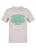 Officially Licensed Coca-Cola Enjoy Coca-Cola Fountain Retro Men's T-shirt