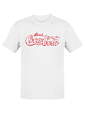 Officially Licensed Coca-Cola Classic Logo Design Men's T-shirt