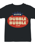 Officially Licensed Dubble Bubble Classic Gum Logo Youth's T-shirt