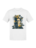 Botanical Portrait of a Woman Men's T-shirt