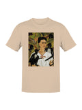 Woman with Monkeys in a Tropical Setting Women's T-shirt