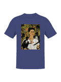 Woman with Monkeys in a Tropical Setting Women's T-shirt