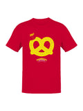 Officially Licensed Super Pretzel Design with "Ow!"  Men's T-shirt