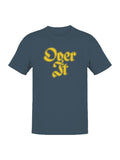 Bold "Over It" Typography Art Men's T-shirt