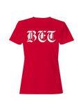 Bold Gothic BFT Monogram Design Women's T-shirt