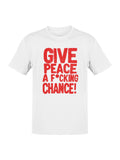Bold Peace Statement Graphic Men's T-shirt
