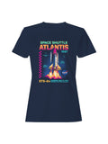Officially Licensed NASA Atlantis Space Shuttle 1997 Launch Women's T-shirt