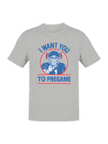 Pregame Motivation Football Design Men's T-shirt