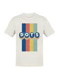 Officially Licensed Dots Retro Rainbow Design Men's T-shirt