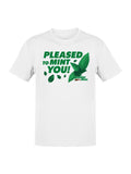 Officially Licensed Junior Mints Mint Inspired Greeting Men's T-shirt
