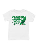 Officially Licensed Junior Mints Mint Inspired Greeting Youth's T-shirt