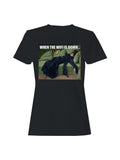 Wi-Fi Down Melancholy Painting Women's T-shirt