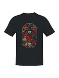 Witch, Skulls, and Black Cat Men's T-shirt