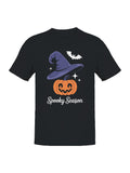 Spooky Season Pumpkin Witch Hat Men's T-shirt