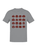 Pumpkin Faces Collection: Creepy to Cute Men's T-shirt