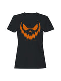 Sinister Pumpkin Face Women's T-shirt