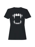 Vampire Fangs Grunge Art Women's T-shirt