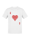 Ace of Hearts Tribal Art Men's T-shirt