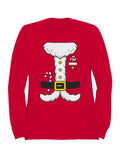 Festive Santa Outfit Men's Sweatshirt