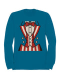 Patriotic Tuxedo Women's Sweatshirt