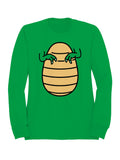 Armadillo Ninja Illustration Women's Sweatshirt