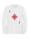 Intricate Ace of Diamonds Art Women's Sweatshirt
