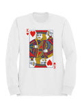 King of Hearts Vibrant Women's Sweatshirt