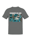 Relaxing Sundays with Child and Dog Men's T-shirt