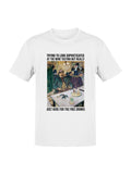 Wine Tasting Humor - Free Drinks Men's T-shirt