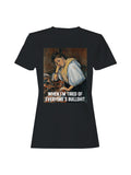 Pensive Mood: Tired of Bullshit Women's T-shirt