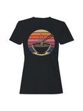 Retro Sunset Ramen Bowl Art Women's T-shirt