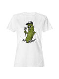 Cool Pickle "Dill With It" Fun Women's T-shirt