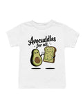 Avocuddles for All: Cute Avocado Youth's T-shirt