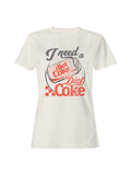 Officially Licensed Diet Coke Need a Diet Coke Retro Women's T-shirt