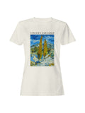 Vincent van Gogh Cypress Landscape Women's T-shirt