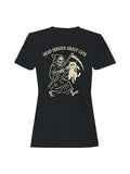 Grim Reaper Cat Lover Design Women's T-shirt