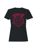 Lucifur Baby Gothic Cat Art Women's T-shirt
