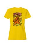 Feline Energy: Fierce Cat Power Women's T-shirt