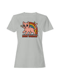 Retro Cat "Not Today" Graphic Women's T-shirt