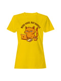 Work Hard Nap Harder Cat Design Women's T-shirt