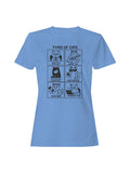 Types of Cats Illustrated Humor Women's T-shirt